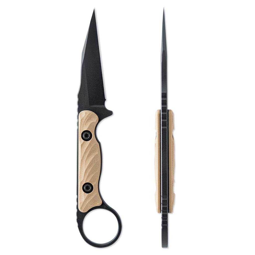 Jank Shank W - FDE | Toor Knives - 100% American Handmade Blades