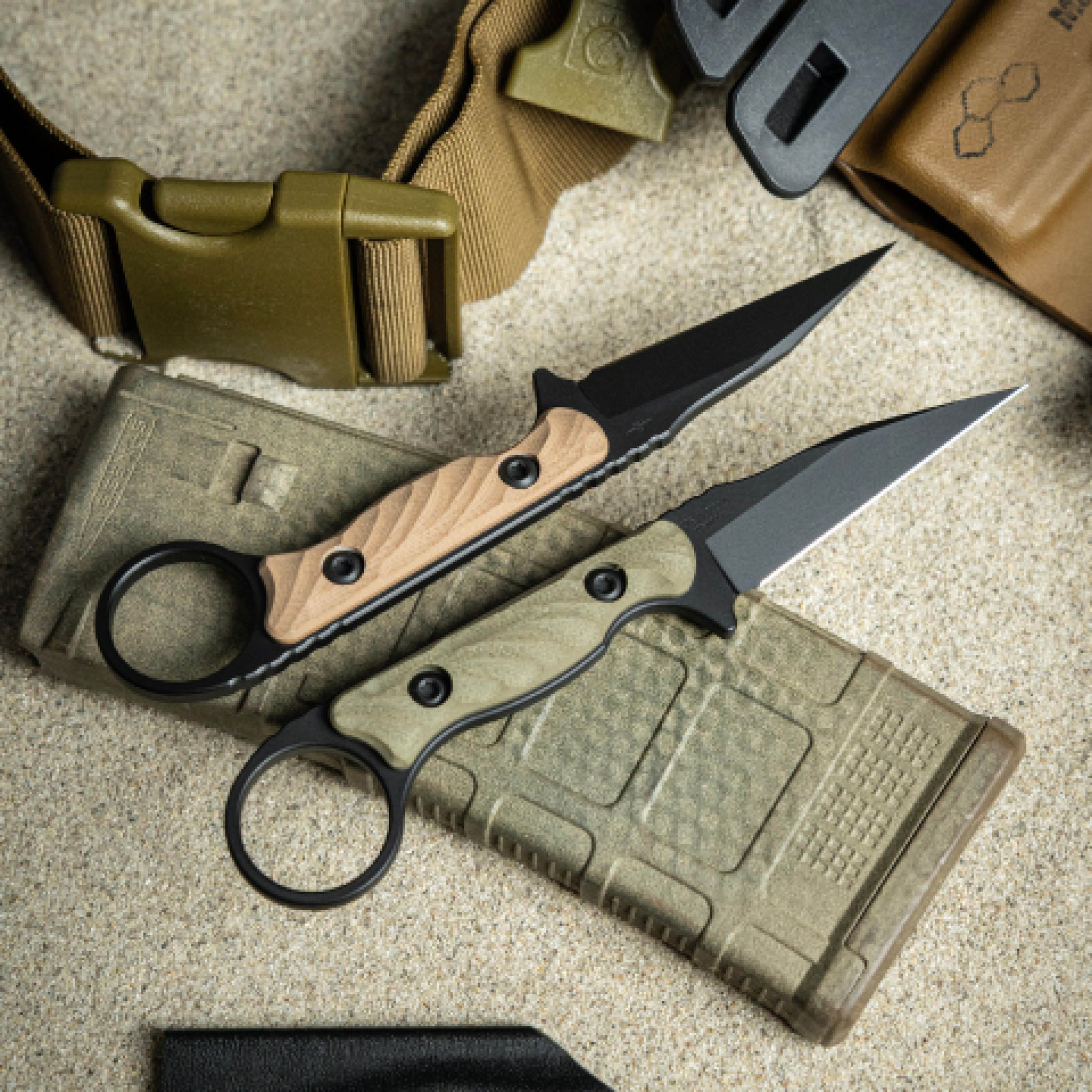 Jank Shank W - FDE | Toor Knives - 100% American Handmade Blades