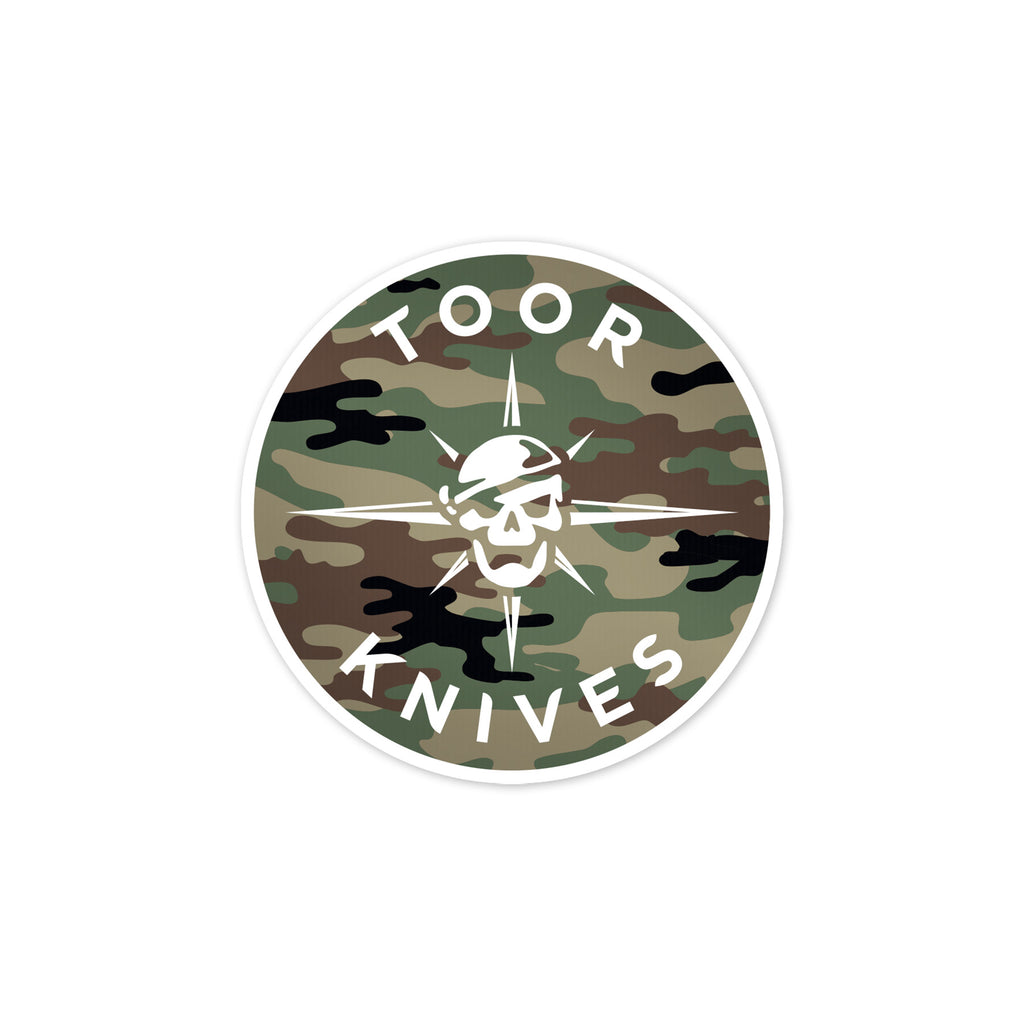 65 Collection M81 Camo Logo Sticker