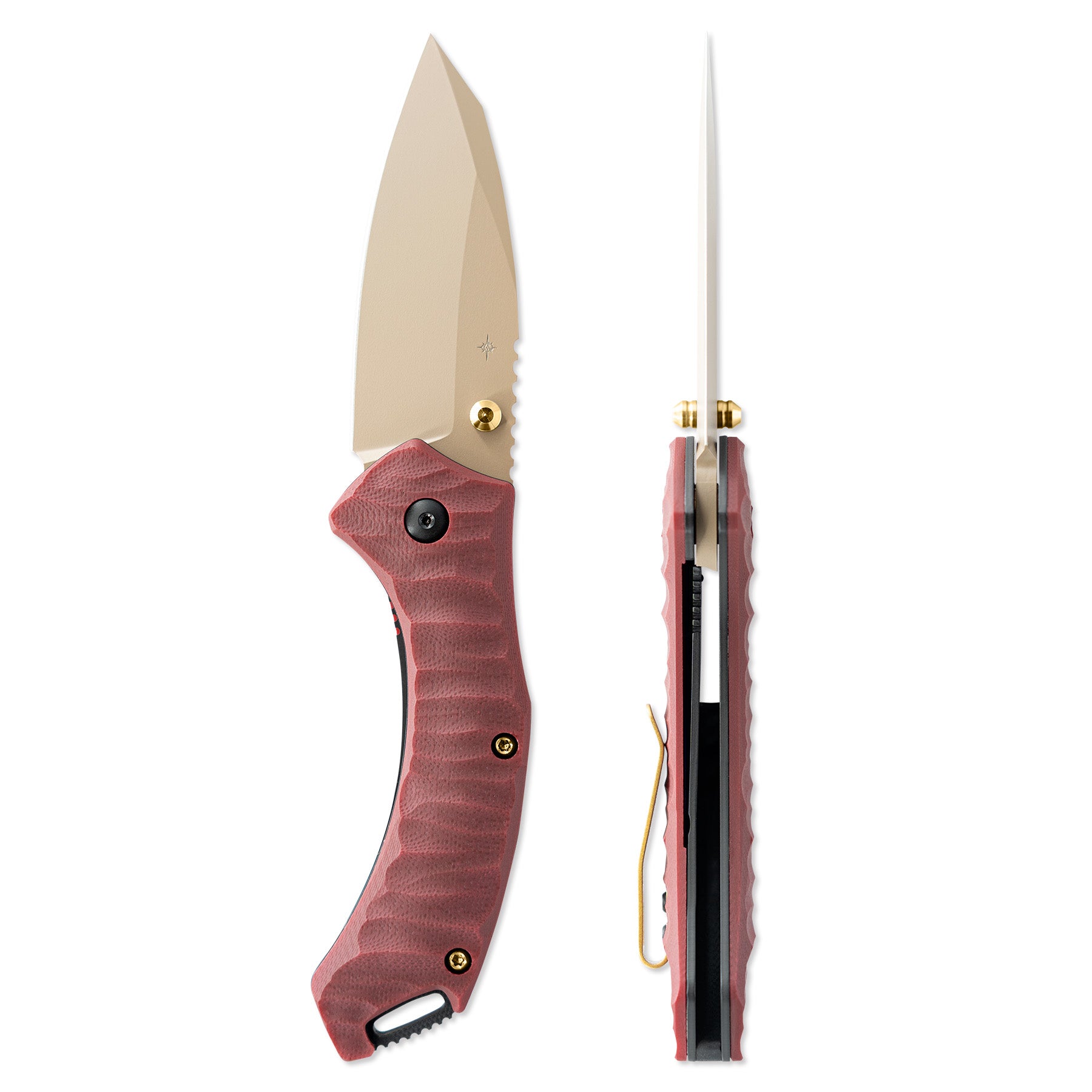 タロウ XT1 Delta - Crimson | Toor Knives - 100% American Handmade Blades