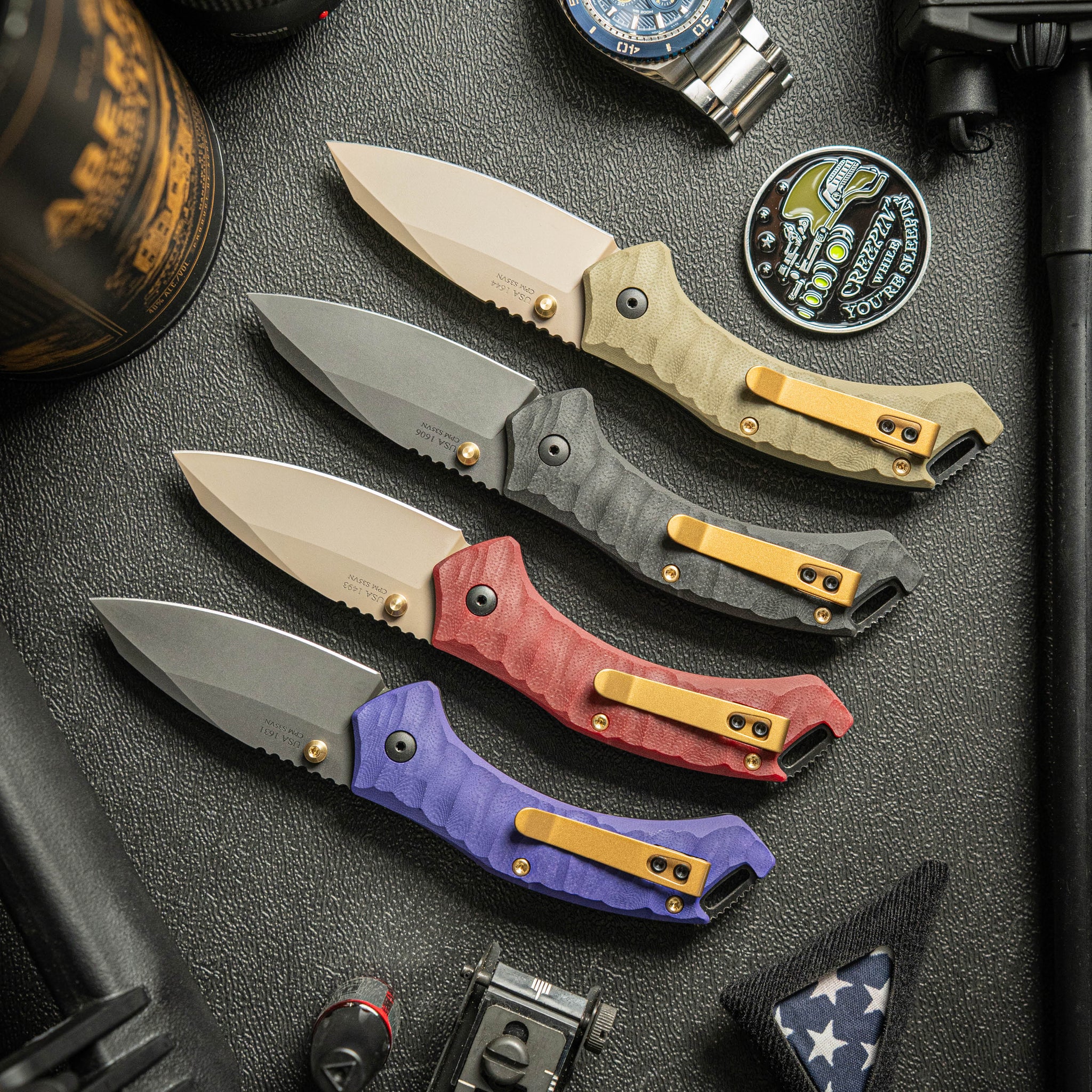 XT1 Delta - Crimson | Toor Knives - 100% American Handmade Blades