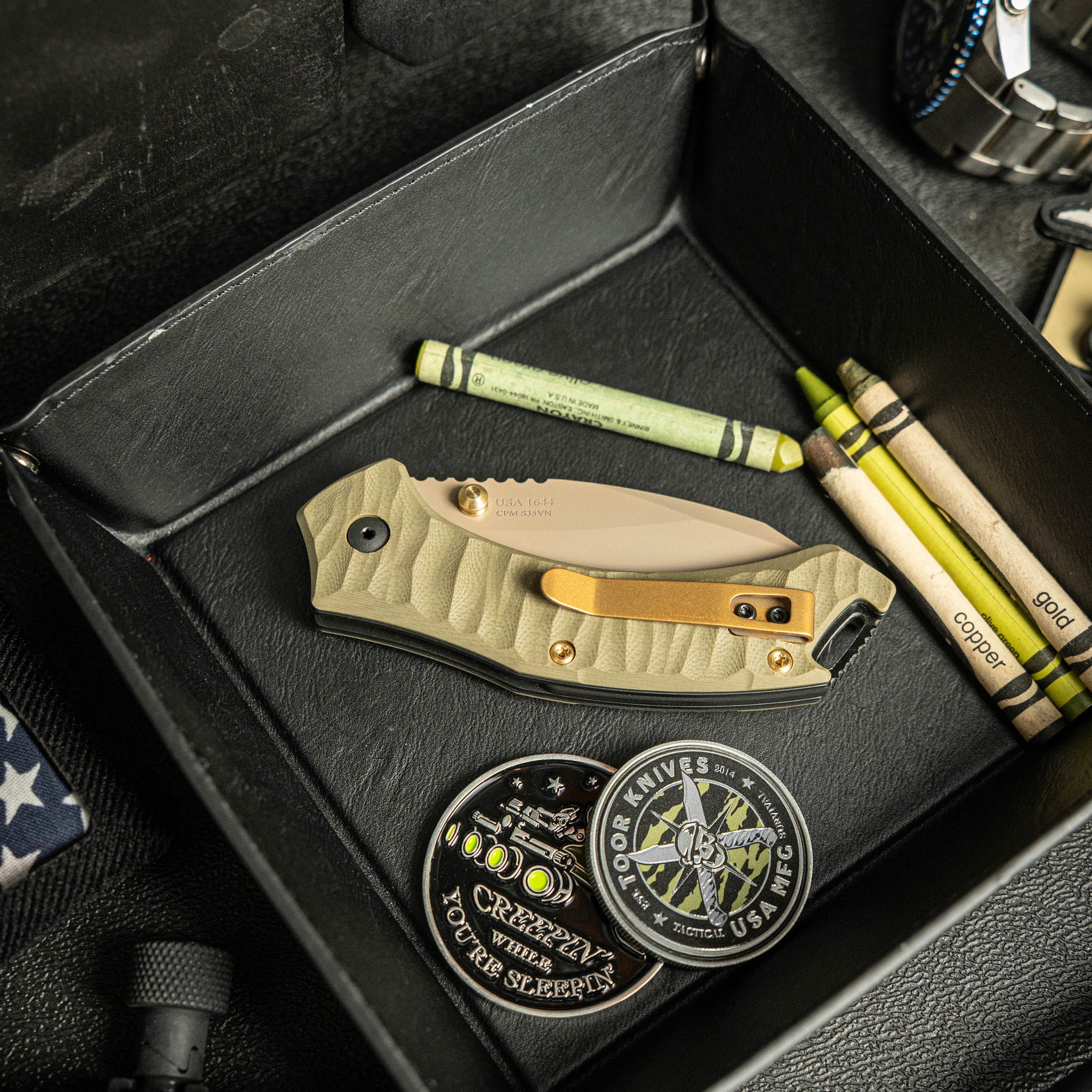 XT1 Delta - Moss | Toor Knives - 100% American Handmade Blades